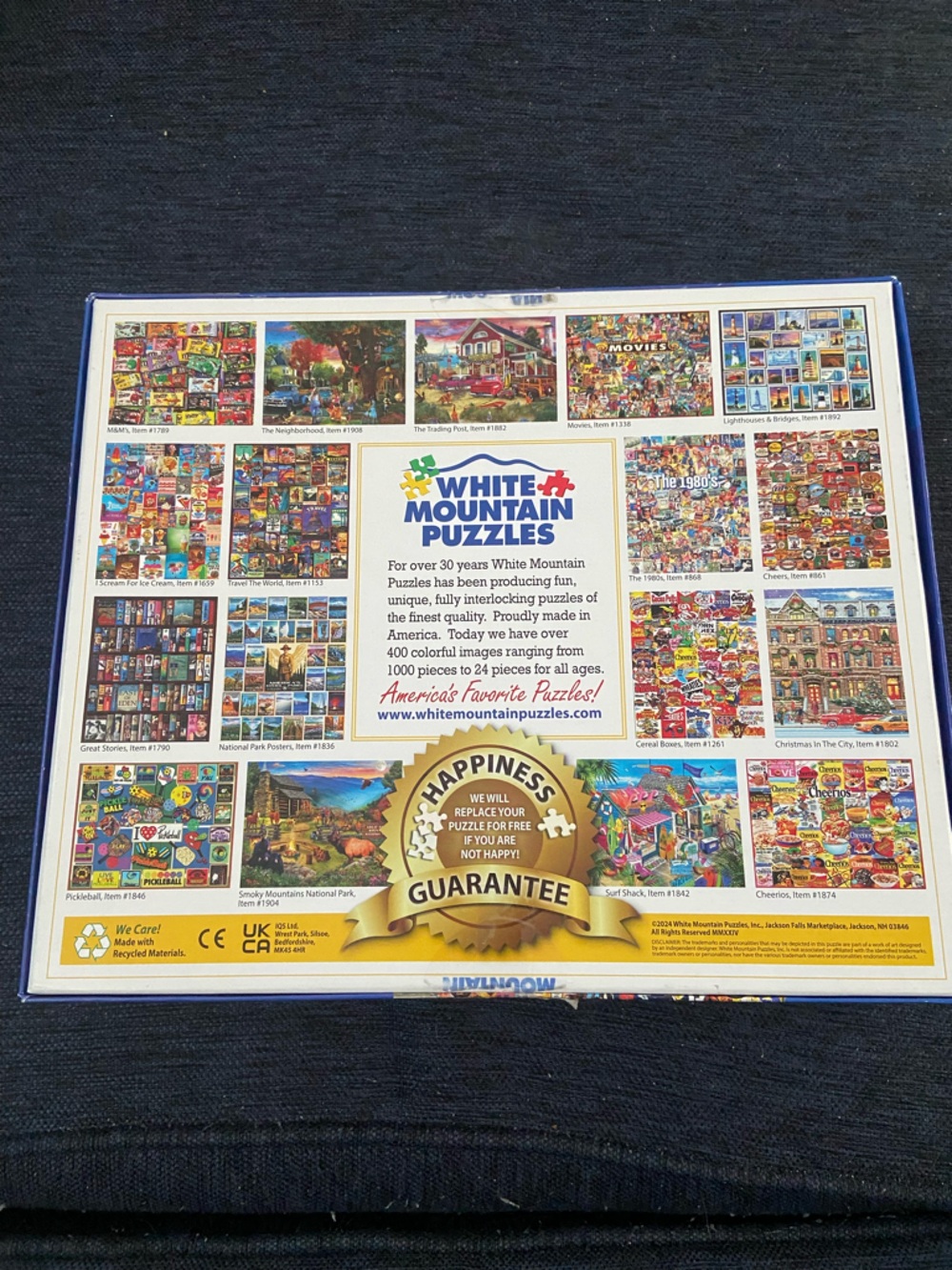 White Mountain Vintage Ads 500-Piece Puzzle - Picture 2 of 2